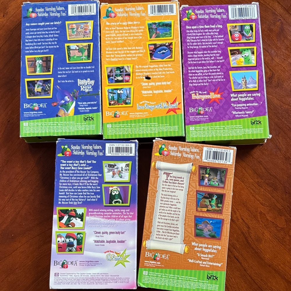 VeggieTales VHS lot - Picture 2 of 4